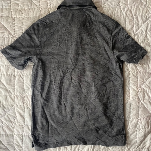 Tasso Elba Polo Shirt Diamond Pattern - Picture 2 of 5